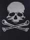 Muskelshirt mit Skullbones und Nieten