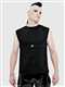 Ärmelloses Shirt mit kleinem Schädel