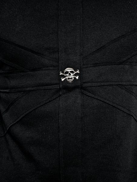 Ärmelloses Shirt mit kleinem Schädel
