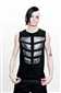 Schwarzes Shirt "Metall"
