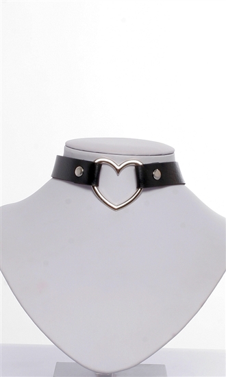 Halsband mit groem Herz - Queen of Darkness - Gothic / Dark Fashion Shop